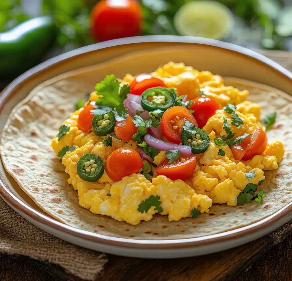 Cowboy Candy Scrambled Eggs