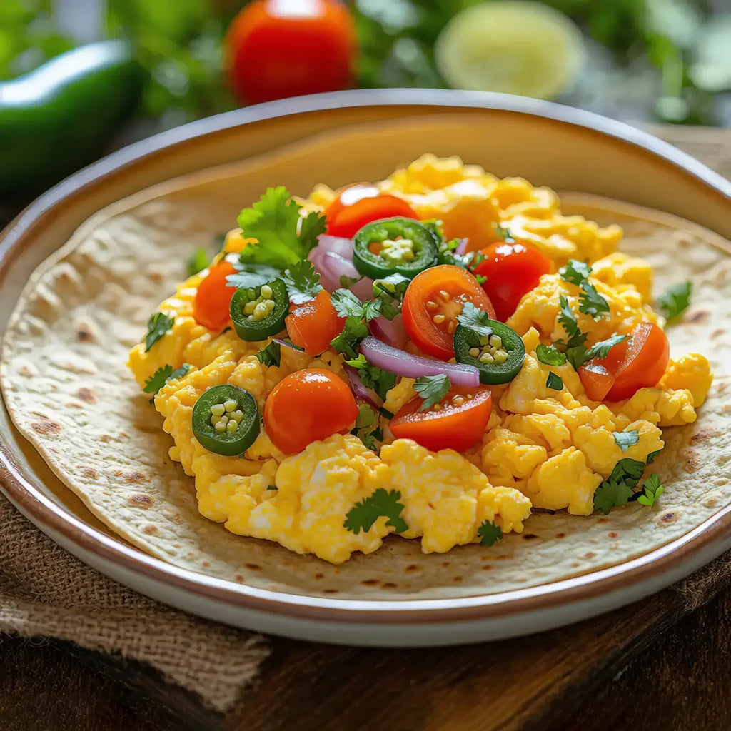 Cowboy Candy Scrambled Eggs