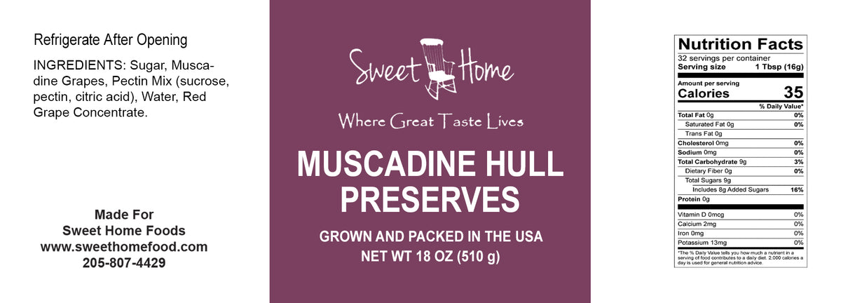 Muscadine Hull Preserves