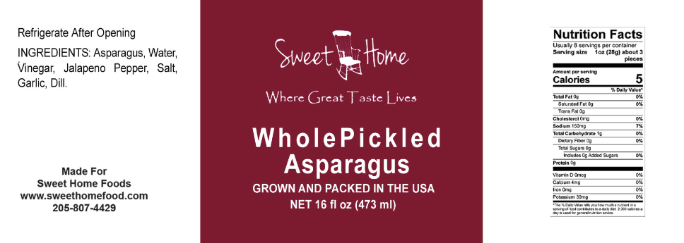 Whole Pickled Asparagus