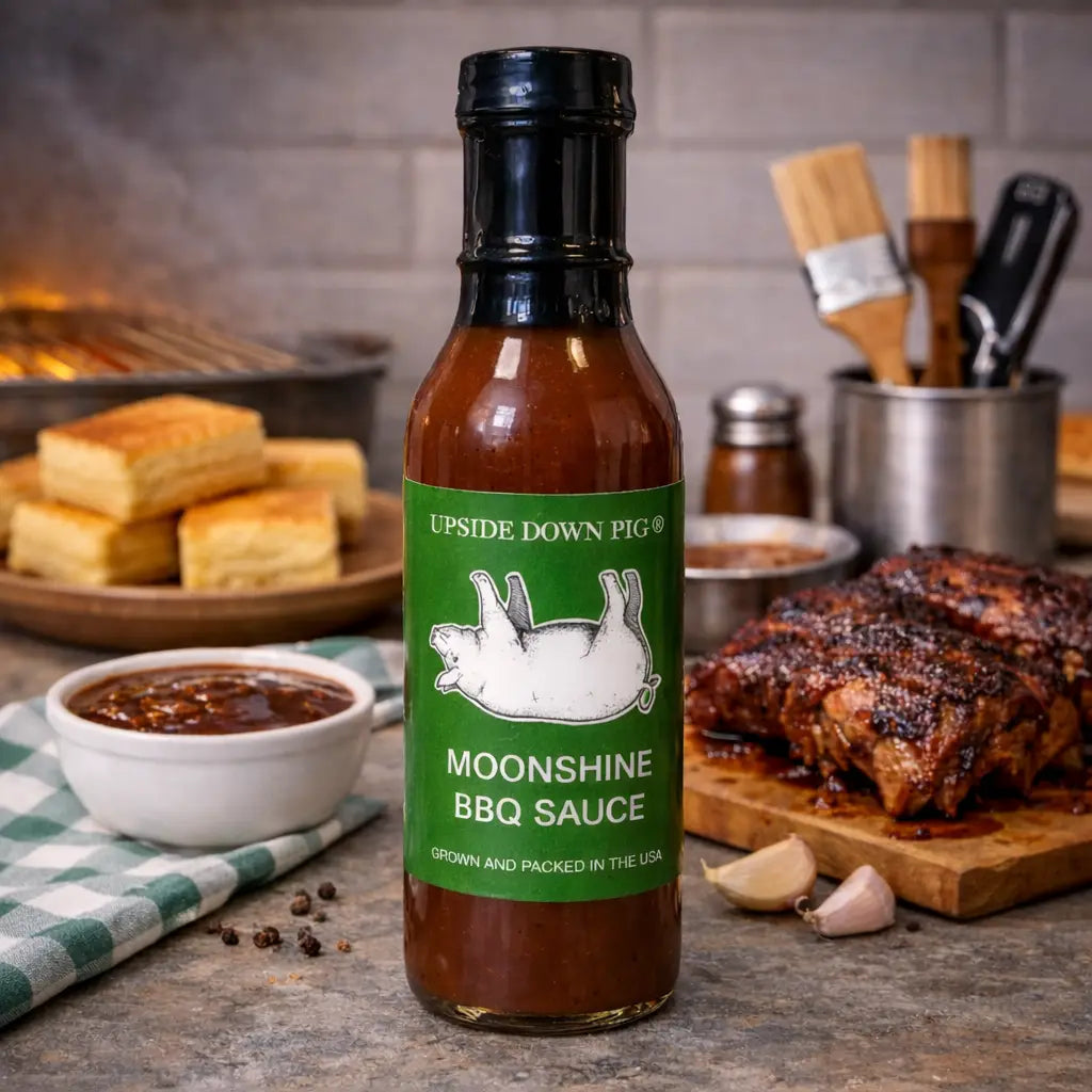 Upside Down Pig Moonshine Barbecue Sauce – Sweet Home Foods